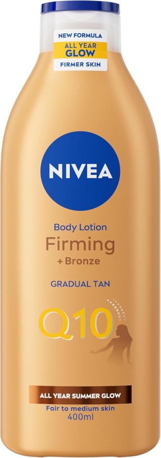NIVEA Q10 Firming + Bronze Gradual Tan Body Lotion 400ml - Discount at Checkout - £1.