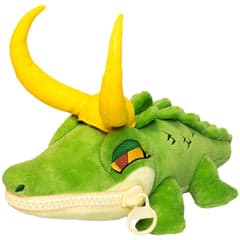 Quantum Mechanix LOKI TV Peluche Cocodrilo LOKI Peluche con Cremallera en la Boca