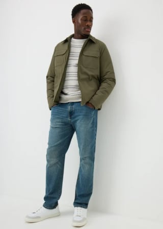 : Khaki Padded Cargo Shacket - S to 3XL - C&C Available