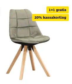 1+1 gratis op Eetkamerstoel Senja bij Leen Bakker