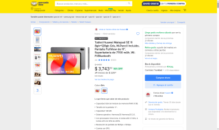 Tablet Huawei Matepad SE 128GB por $3,329 | Oferta Mercado Libre
