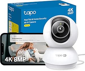 Tapo C250 4K 8MP Indoor Security Camera – £37.99 Smart Pan & Tilt Deal