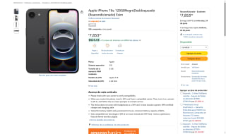 iPhone 16e 128GB Reacondicionado por $7,853 | Amazon