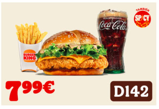 Burger King Menú Krispper® pequeño por 7.99€