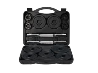 Set mancuernas cortas con núcleo de hierro fundido para larga durabilidad por 29,99€