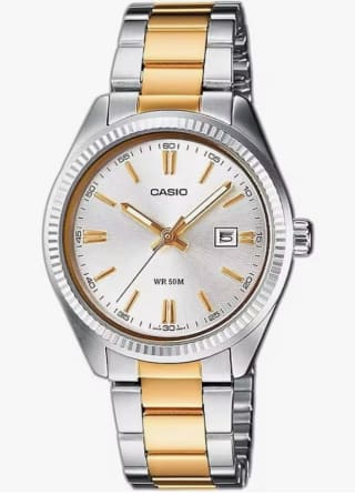 Casio Reloj Mujer Analógico Cuarzo Acero inoxidable LTP-1302PSG-7AVE por 34.22€