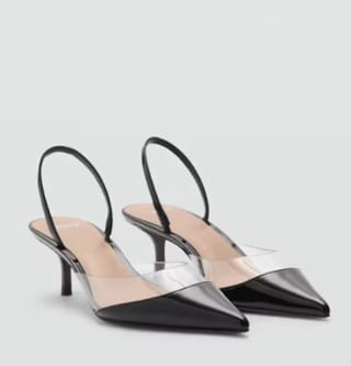 Zapato tacón panel vinilo por 9.99€