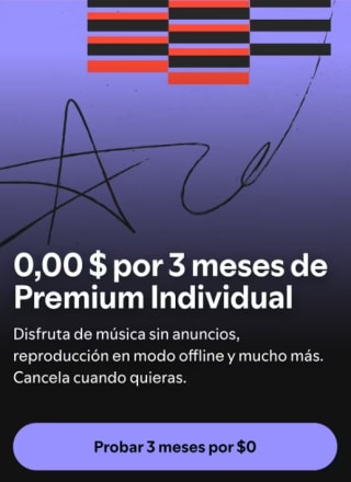 3 Meses Gratis de Spotify Premium Individual