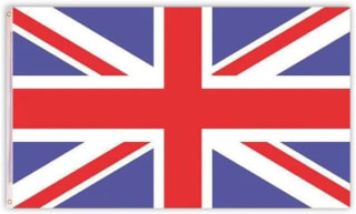 Large Great Britain Flag 5x3 FT Union Jack Banner with Metal Eyelets