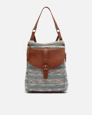 Mochila antirrobo estampado jacquard por 24€