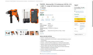 Rotomartillo TRUPER 650W por $924 | Oferta Amazon