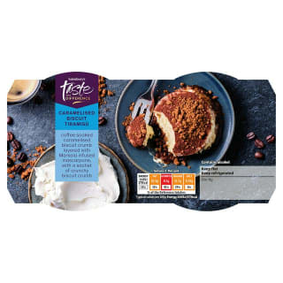 Sainsbury's 2 x 100g Caramelised Biscuit Tiramisu, Taste the Difference - Nectar Pri