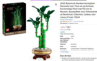 LEGO Icons - Lucky Bamboo voor €15,24 bij Amazon