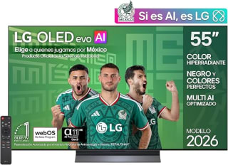 Pantalla LG 55" OLED evo AI C6 por $16,999 | Amazon (Banorte)
