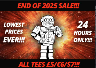 Qwertee winter sale met diverse shirts vanaf €6