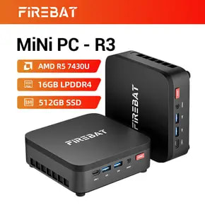 Mini-PC (AMD Ryzen 5 7430U, 16GB, 512GB) voor €299 bij Joybuy