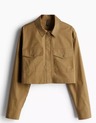 Camisa cargo cropped para Mujer, Algodón. Oferta $8.444 Disponible en H&M, Chile
