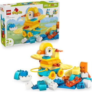 LEGO DUPLO 3-in-1 Dieren op Wielen Peuterspeelgoed voor €19,39 bij Amazon