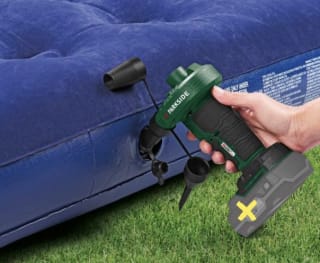 Accu-luchtpomp of -compressor 20 V (zonder accu / lader) voor €14,99
