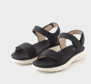 Sandalia con plantilla confortable de mujer TEX color negro por 19.90€