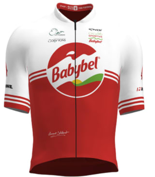 Maillot vélo manches courtes Ekoï Cyclosportive Babybel 2024 à 18,90€