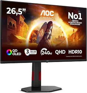 AOC Q27G4ZDR 27 pouces QD-OLED pour 329€ chez Amazon