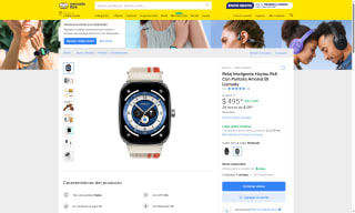 Smartwatch Haylou RS5 por $495 | Oferta Mercado Libre