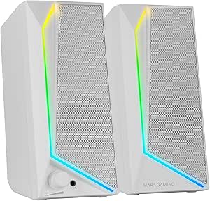 Mars Gaming MS72, Altavoces Gaming 15W, Iluminación RGB Flow por 10.97€