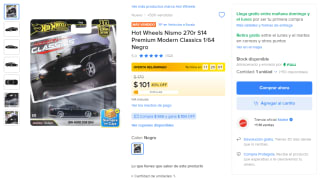 Hot Wheels Premium Nissan S14 270R por $101 en Mercado Libre