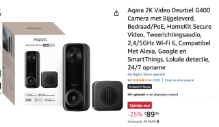 Aqara Doorbell Camera G400 Select voor €89,99 bij Amazon