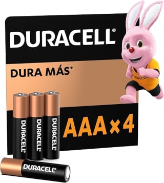 Duracell Pilas AAA 1.5V 4 Unidades por $71 | Amazon