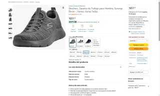 Zapatos Skechers Synergy Ekron por $831 | Descuento Amazon