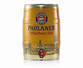 Paulaner Munich Hell 5L Beer Keg Majestic Deal £21
