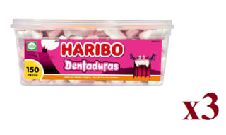 3 x HARIBO Dentaduras Golosinas 150 unidades por 14.97€