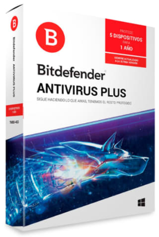 Antivirus Bitdefender Plus Licencia 1 año 5 usuarios e $220 | Descuento Office Depot