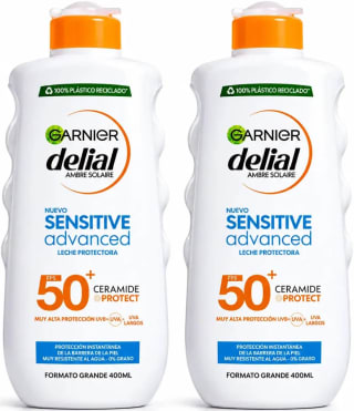 Garnier Delial Sensitive Advanced Leche Solar 2 x 400ml por 16,15€