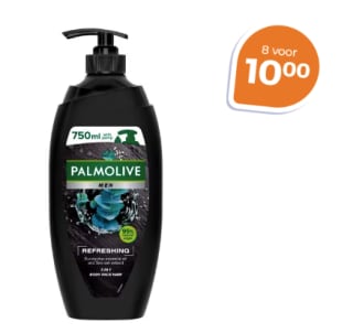 8 Stuks Palmolive douche grootverpakkingen 750ml voor €10 bij Kruidvat