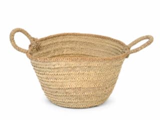 Cesta para troncos con borde de yute xl - Madera natural por 19.60€