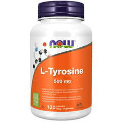 4 Botes de NOW Foods L-Tyrosine 500 mg 120 cápsulas por 15.96€