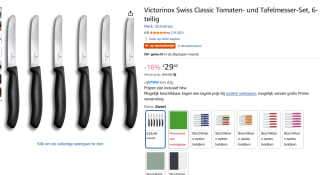Victorinox Tafelmes 6 stuks voor €26,43 bij Amazon