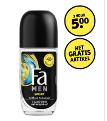 Fa deo en douche 3 voor €5 + Fa BLUE Wellness Voucher bij Kruidvat