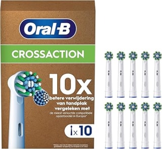 Oral-B Pro Cross Action Opzetborstels, Set Van 10, voor €23,42 bij Amazon