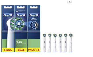 Brosse à dents électrique Oral-B Pro Cross Action, 6 ks à 32,76€