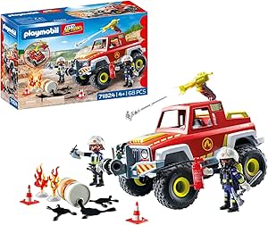 PLAYMOBIL Action Heroes Camión de Bomberos por 14€