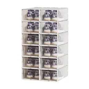 Vilscijon opstapelbare schoenendozen (12 stuks) voor €17,99 bij Joybuy