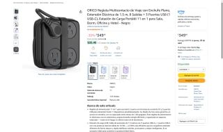 Regleta ORICO 1.5m por $349 | Oferta Amazon