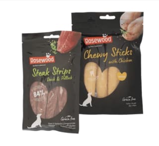 1+1 gratis op Alle Rosewood Snacks bij Plus