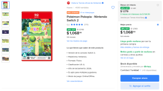 Juego Pokémon Pokopia por $993 | Mercado Libre