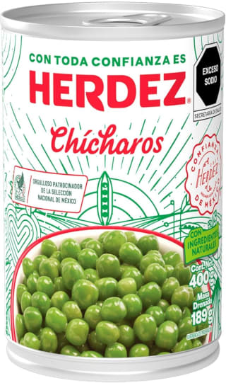 Chícharos Herdez 400g por $11 | Oferta Amazon