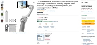 DJI Osmo Mobile SE por $1,199 | Amazon